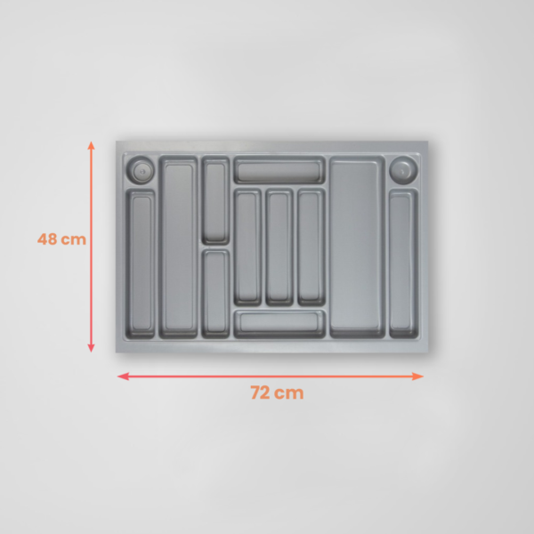 Organizador de Cocina 72x48 cm Gris